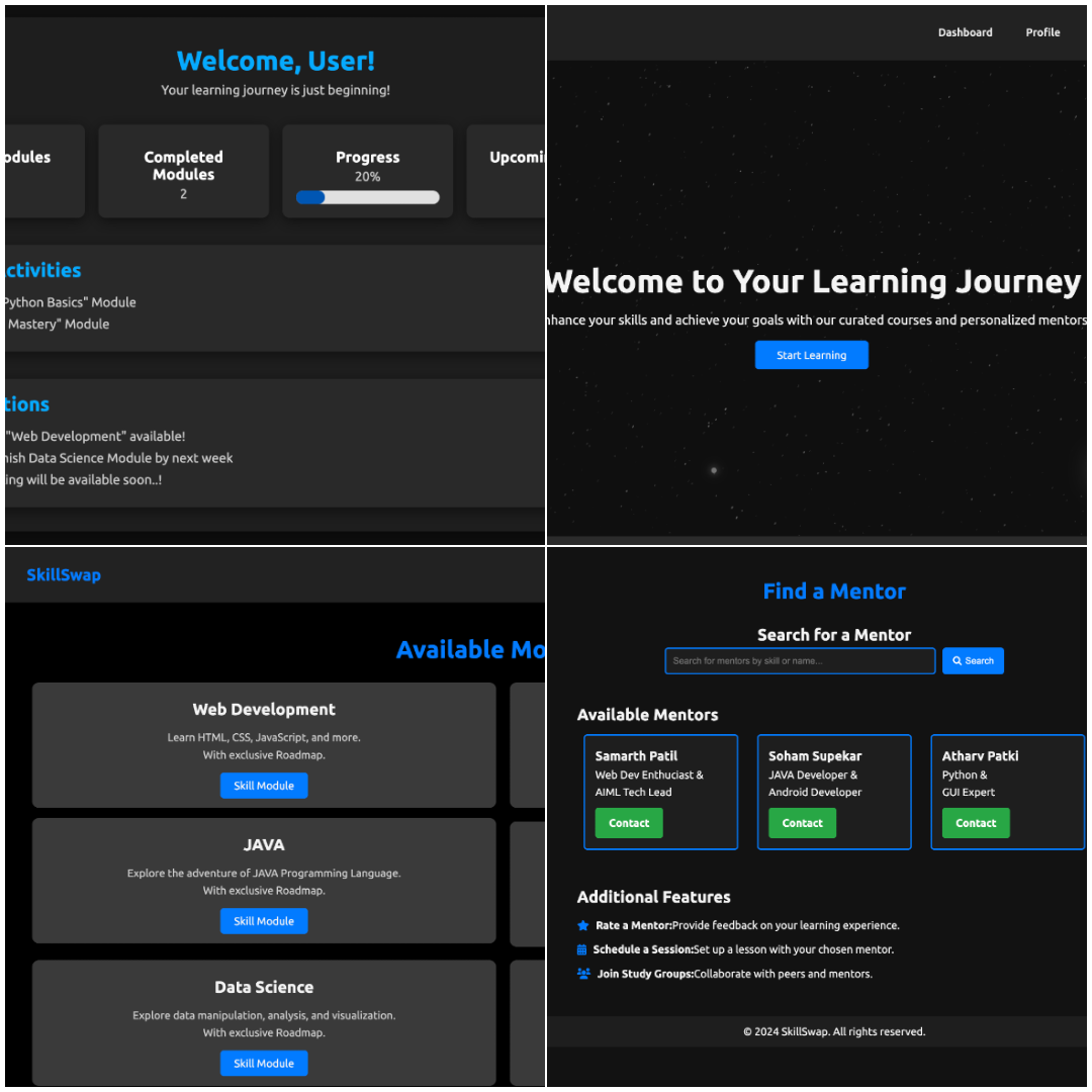 Preview of SkillSwap eLearning Platform